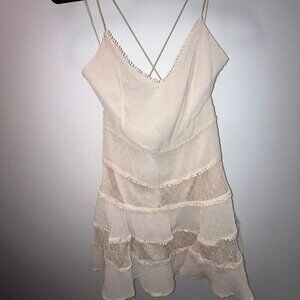 Fanco Lace Mini Dress (NWT)